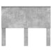 Tăblie cap cu headboard Gri din beton 120 cm Lemn compozit - WALTI WALTI