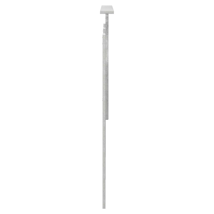 Tăblie cap cu headboard Gri din beton 120 cm Lemn compozit - WALTI WALTI