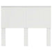 Tăblie cap cu headboard Alb Lucios 120 cm Lemn compozit - WALTI WALTI