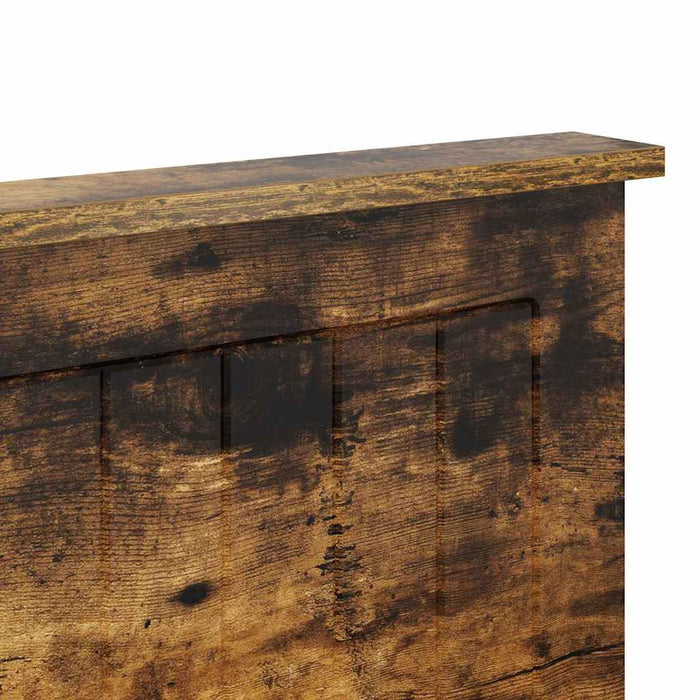 Tăblie cap cu headboard Stejar fumuriu 120 cm Lemn compozit - WALTI WALTI