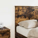 Tăblie cap cu headboard Stejar fumuriu 120 cm Lemn compozit - WALTI WALTI