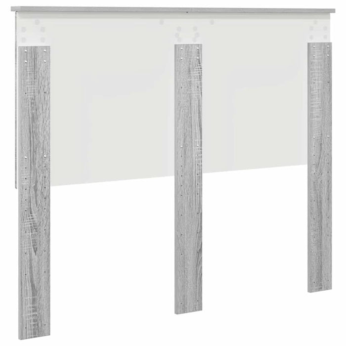 Tăblie cap cu headboard Gri Sonoma 120 cm Lemn compozit - WALTI WALTI