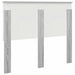 Tăblie cap cu headboard Gri Sonoma 120 cm Lemn compozit - WALTI WALTI