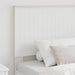 Tăblie cap cu headboard Alb 100 cm Lemn compozit - WALTI WALTI