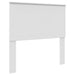 Tăblie cap cu headboard Alb 100 cm Lemn compozit - WALTI WALTI