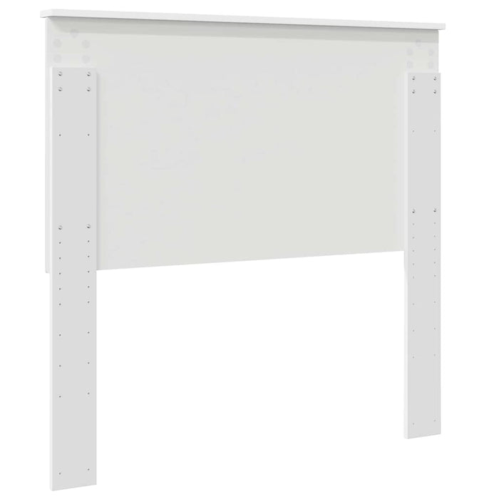 Tăblie cap cu headboard Alb 100 cm Lemn compozit - WALTI WALTI
