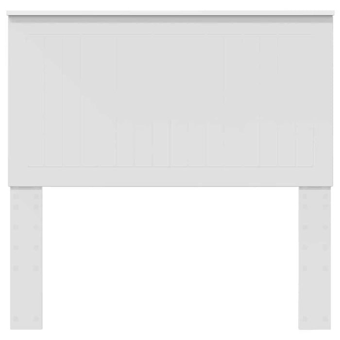 Tăblie cap cu headboard Alb 100 cm Lemn compozit - WALTI WALTI