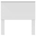 Tăblie cap cu headboard Alb 100 cm Lemn compozit - WALTI WALTI