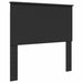 Tăblie cap cu headboard Stejar Negru 100 cm Lemn compozit - WALTI WALTI