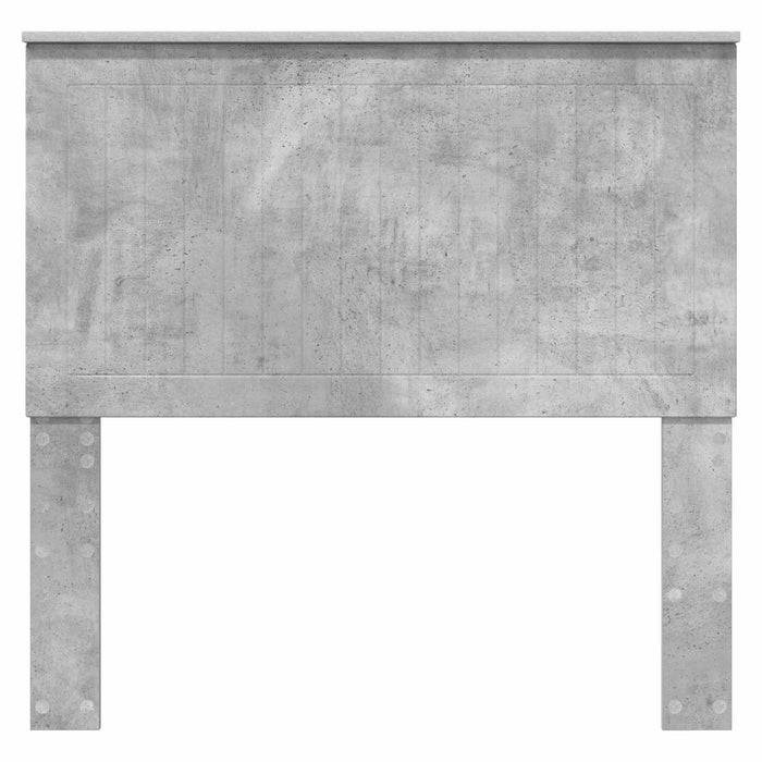 Tăblie cap cu headboard Gri din beton 100 cm Lemn compozit - WALTI WALTI