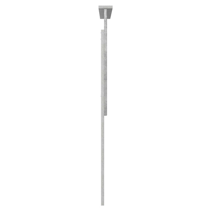 Tăblie cap cu headboard Gri din beton 100 cm Lemn compozit - WALTI WALTI