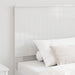 Tăblie cap cu headboard Alb Lucios 100 cm Lemn compozit - WALTI WALTI