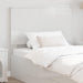 Tăblie cap cu headboard Alb Lucios 100 cm Lemn compozit - WALTI WALTI