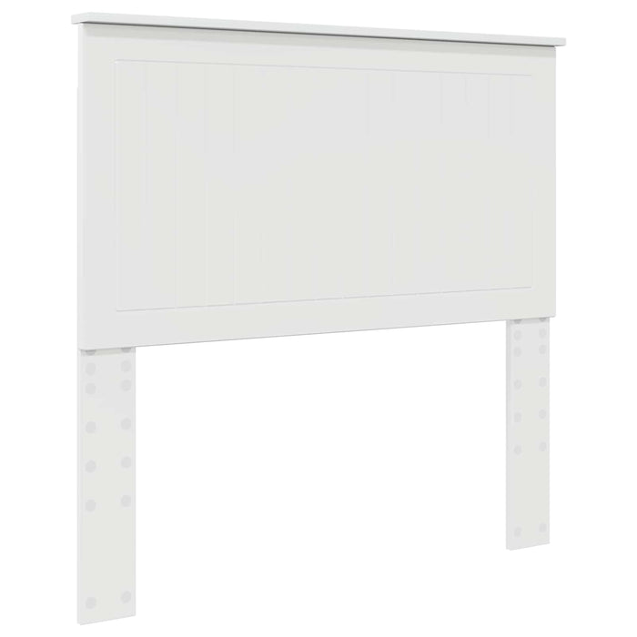 Tăblie cap cu headboard Alb Lucios 100 cm Lemn compozit - WALTI WALTI