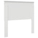 Tăblie cap cu headboard Alb Lucios 100 cm Lemn compozit - WALTI WALTI