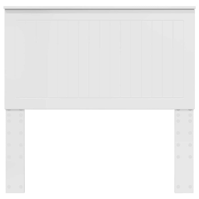 Tăblie cap cu headboard Alb Lucios 100 cm Lemn compozit - WALTI WALTI