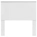 Tăblie cap cu headboard Alb Lucios 100 cm Lemn compozit - WALTI WALTI