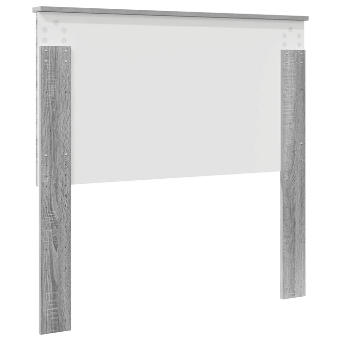 Tăblie cap cu headboard Gri Sonoma 100 cm Lemn compozit - WALTI WALTI