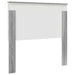 Tăblie cap cu headboard Gri Sonoma 100 cm Lemn compozit - WALTI WALTI