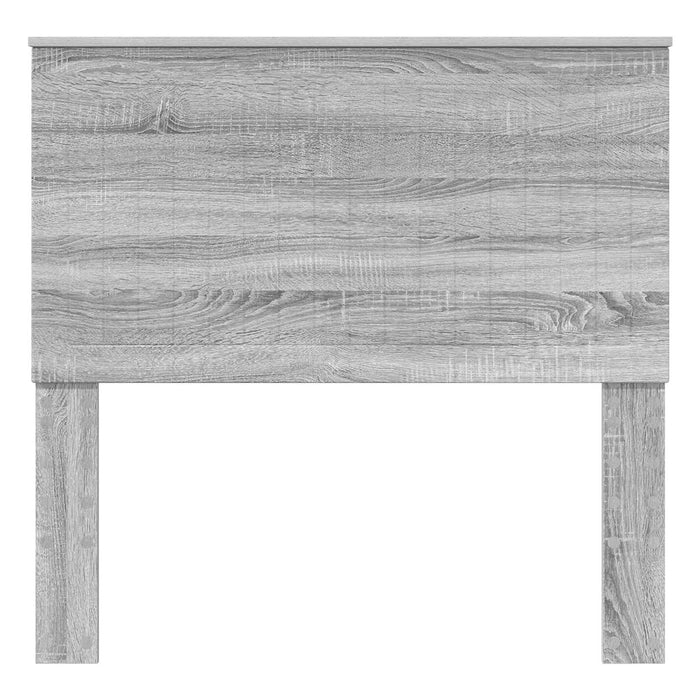 Tăblie cap cu headboard Gri Sonoma 100 cm Lemn compozit - WALTI WALTI