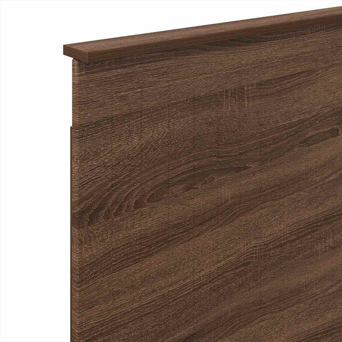 Tăblie cap cu headboard Stejar închis 100 cm Lemn compozit - WALTI WALTI