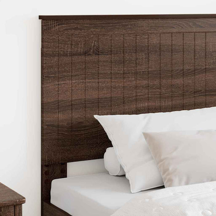 Tăblie cap cu headboard Stejar închis 100 cm Lemn compozit - WALTI WALTI