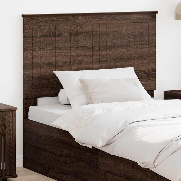 Tăblie cap cu headboard Stejar închis 100 cm Lemn compozit - WALTI WALTI