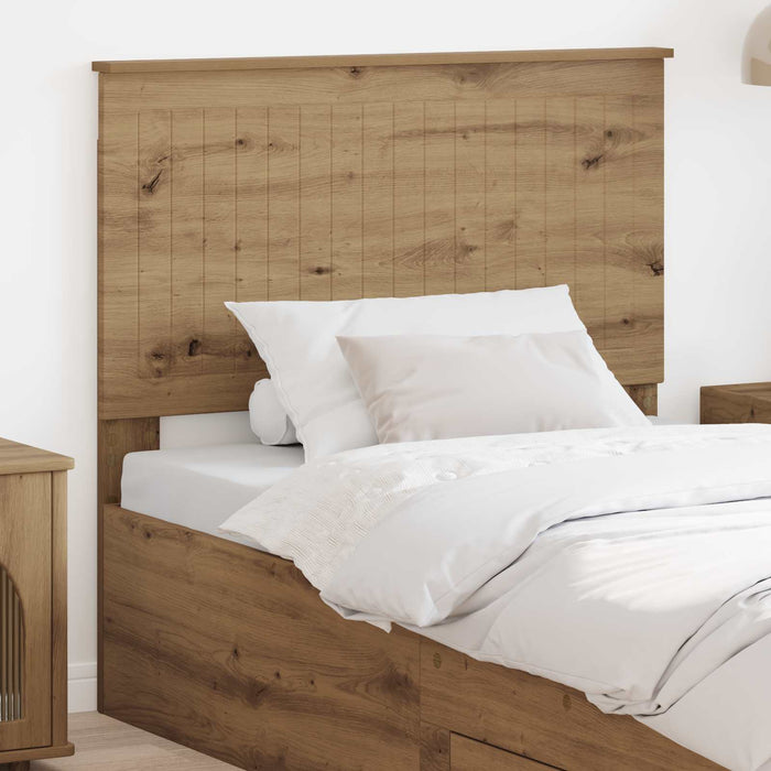 Tăblie cap cu headboard Stejar Artizanal 100 cm Lemn compozit - WALTI WALTI