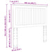 Tăblie cap cu headboard Stejar Artizanal 100 cm Lemn compozit - WALTI WALTI