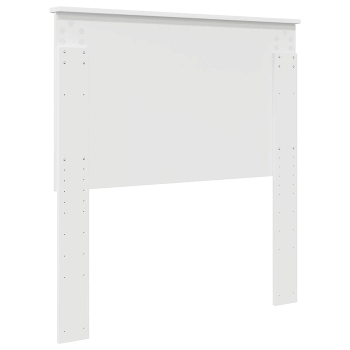 Tăblie cap cu headboard Alb 90 cm Lemn compozit - WALTI WALTI
