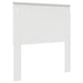 Tăblie cap cu headboard Alb 90 cm Lemn compozit - WALTI WALTI