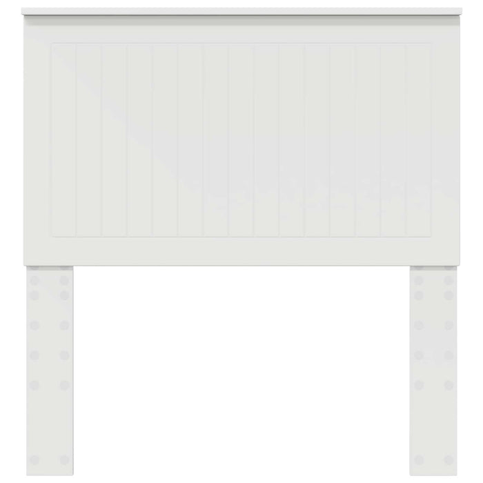 Tăblie cap cu headboard Alb 90 cm Lemn compozit - WALTI WALTI