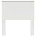 Tăblie cap cu headboard Alb 90 cm Lemn compozit - WALTI WALTI