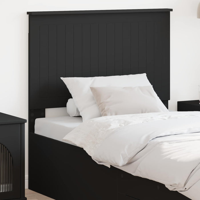 Tăblie cap cu headboard Stejar Negru 90 cm Lemn compozit - WALTI WALTI
