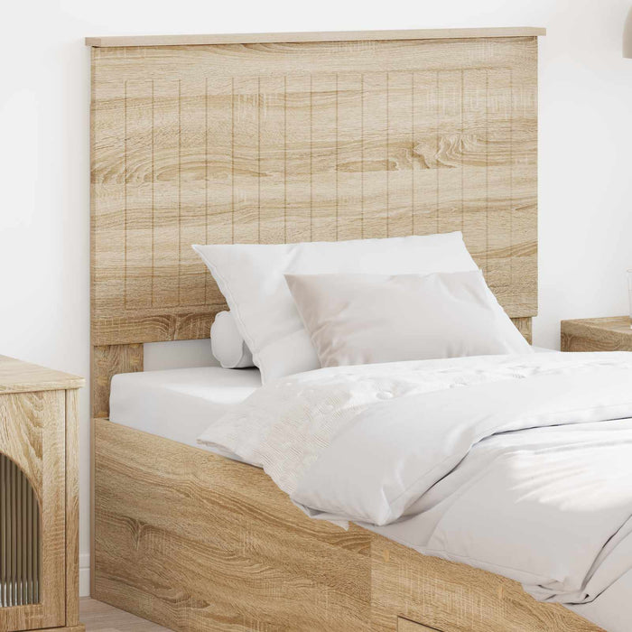 Tăblie cap cu headboard Stejar Sonoma 90 cm Lemn compozit - WALTI WALTI