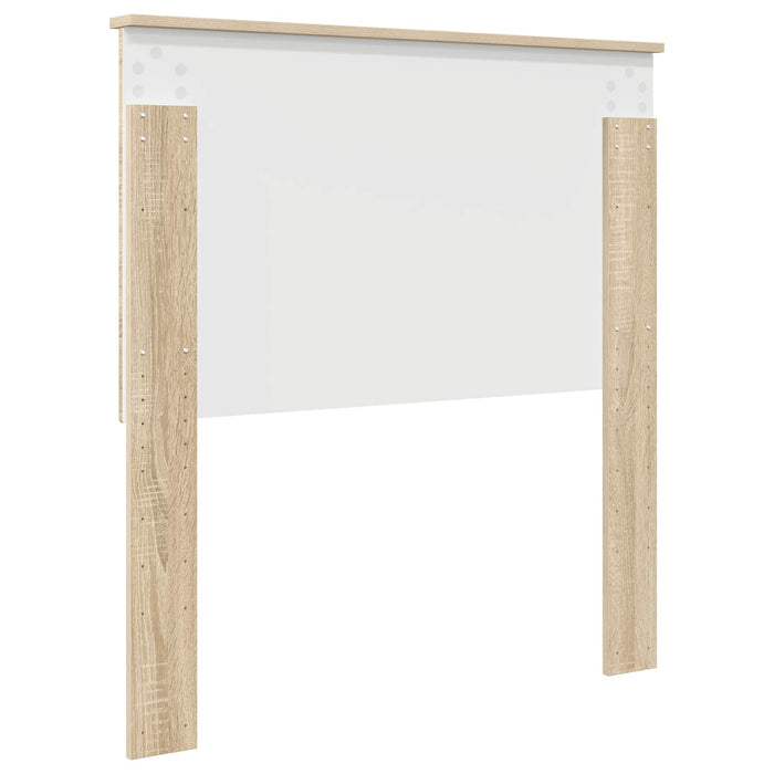 Tăblie cap cu headboard Stejar Sonoma 90 cm Lemn compozit - WALTI WALTI