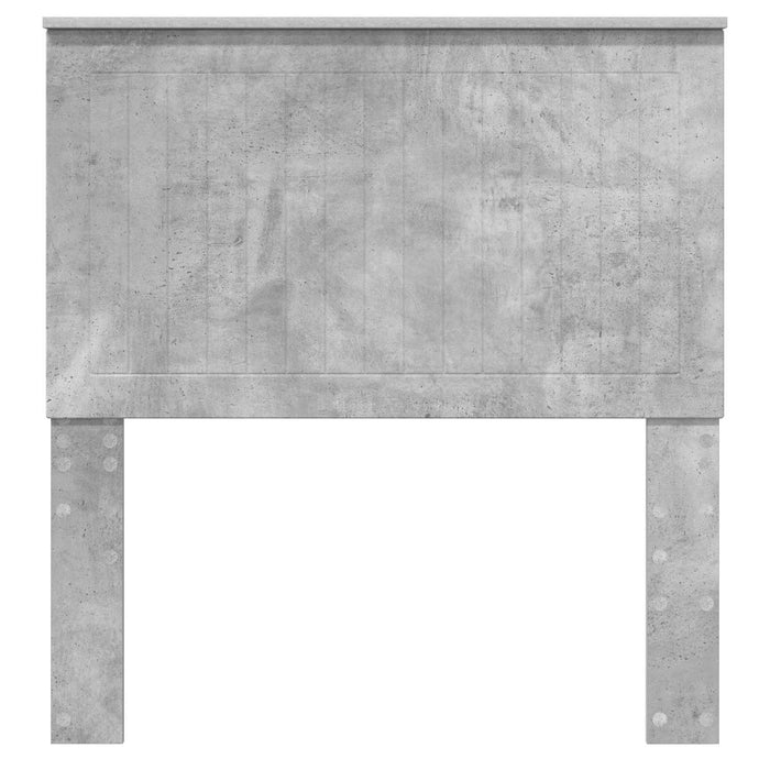 Tăblie cap cu headboard Gri din beton 90 cm Lemn compozit - WALTI WALTI