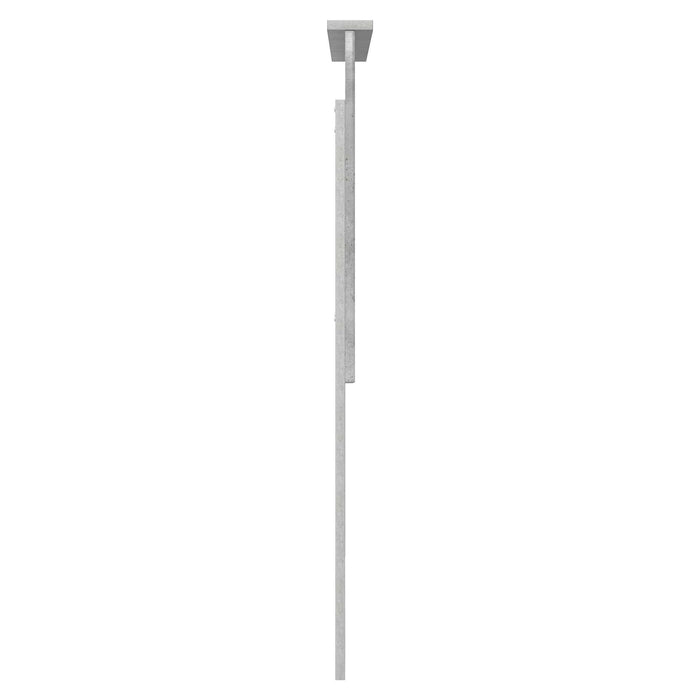 Tăblie cap cu headboard Gri din beton 90 cm Lemn compozit - WALTI WALTI