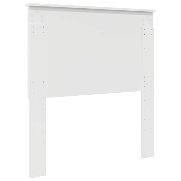 Tăblie cap cu headboard Alb Lucios 90 cm Lemn compozit - WALTI WALTI