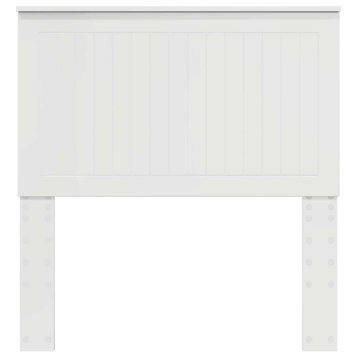 Tăblie cap cu headboard Alb Lucios 90 cm Lemn compozit - WALTI WALTI