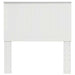 Tăblie cap cu headboard Alb Lucios 90 cm Lemn compozit - WALTI WALTI