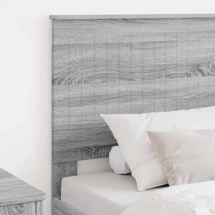 Tăblie cap cu headboard Gri Sonoma 90 cm Lemn compozit - WALTI WALTI