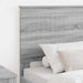 Tăblie cap cu headboard Gri Sonoma 90 cm Lemn compozit - WALTI WALTI