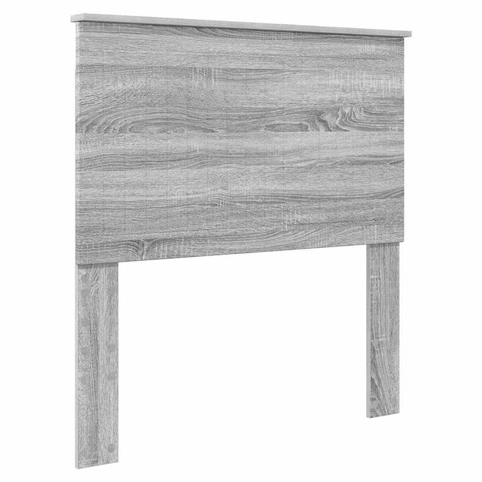 Tăblie cap cu headboard Gri Sonoma 90 cm Lemn compozit - WALTI WALTI