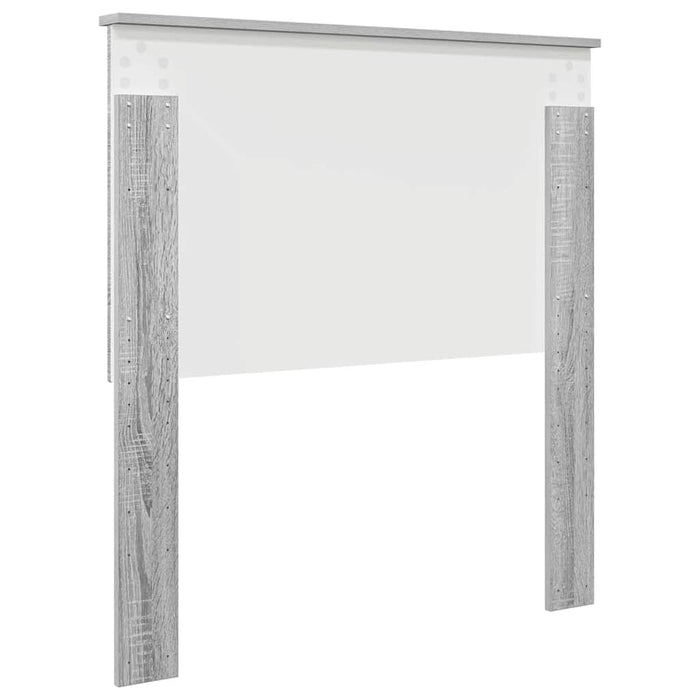Tăblie cap cu headboard Gri Sonoma 90 cm Lemn compozit - WALTI WALTI