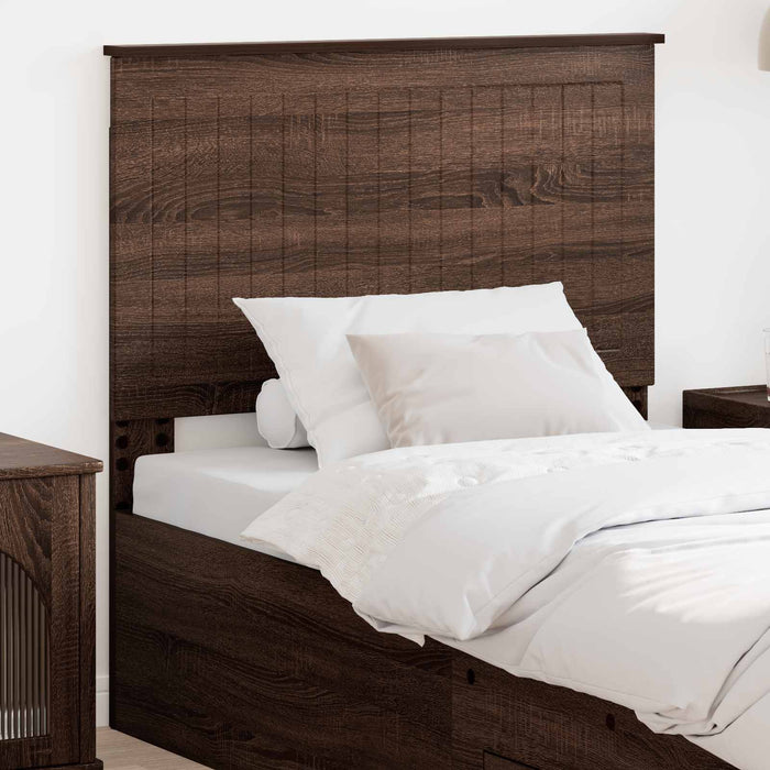 Tăblie cap cu headboard Stejar închis 90 cm Lemn compozit - WALTI WALTI
