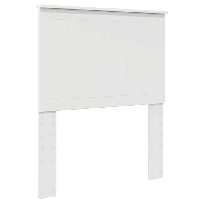 Tăblie cap cu headboard Alb 80 cm Lemn compozit - WALTI WALTI