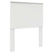 Tăblie cap cu headboard Alb 80 cm Lemn compozit - WALTI WALTI