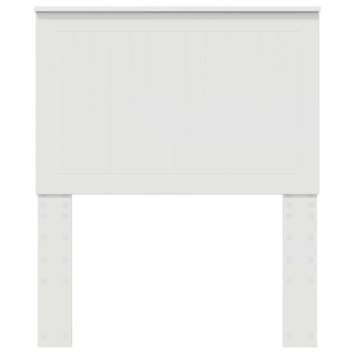 Tăblie cap cu headboard Alb 80 cm Lemn compozit - WALTI WALTI