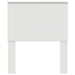 Tăblie cap cu headboard Alb 80 cm Lemn compozit - WALTI WALTI